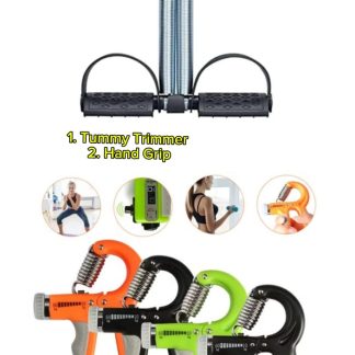 …Combo 2 in 1 Fitness Exercise (Tummy Trimmer, Digital Hand Grip)